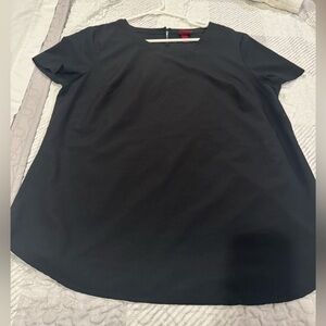 Merona silky Women’s Black Blouse Top Shirt Size large